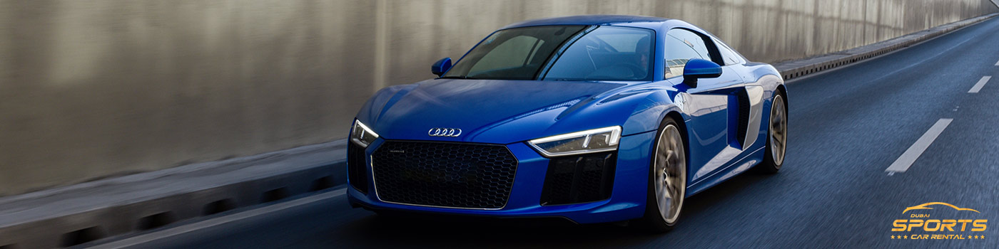 Audi R8 blue