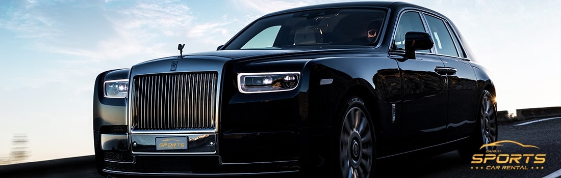 Rolls Royce black rental in uae