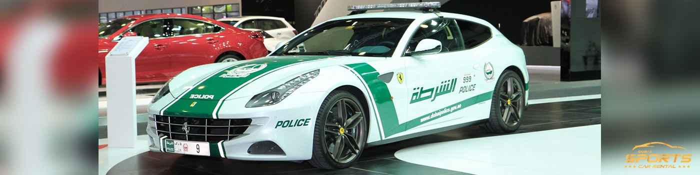 سيارات شرطة دبي الفخمة