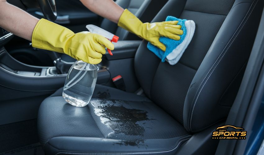 How to Clean Stains Out of Car Seats using vinegar